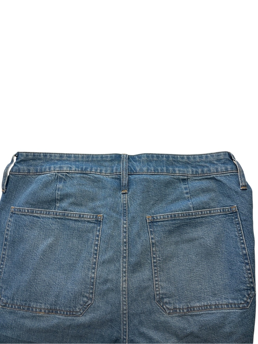 J. Crew High Rise Sailor Denim Trousers 1996 semi-stretch Size 34 Light Wash NWT - Picture 5 of 9